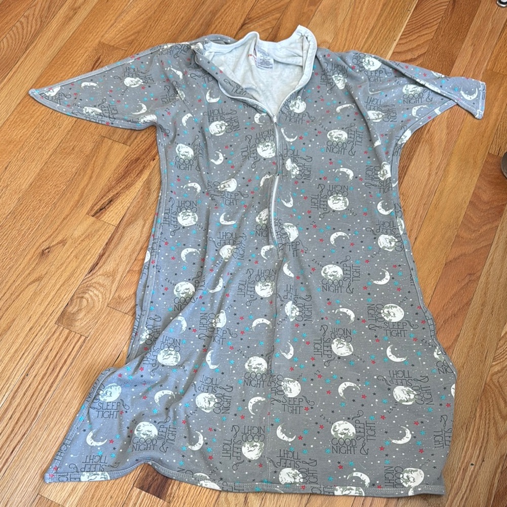 Gray Moon and Stars Kids Pajamas